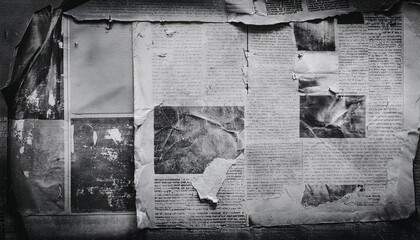 Retro Print: Vintage Newspaper Grunge Background