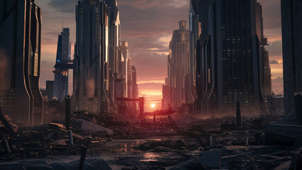 Dawn of the Fallen Metropolis