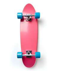 pink skateboard