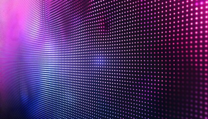 Obraz premium Halftone pattern. Horizontal vector illustration. Pink dots, blue halftone texture. Color halftone gradient. Pop Art blue pink comics Background. Bright neon Dots Background.