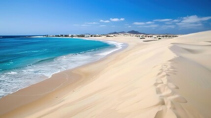 Dunes Landscape: Natural Sand Dunes with Undulating Forms and Textures
