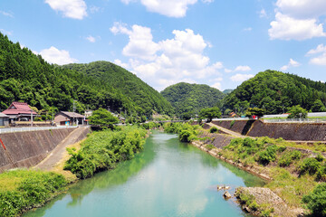 京都府南丹市・桂川