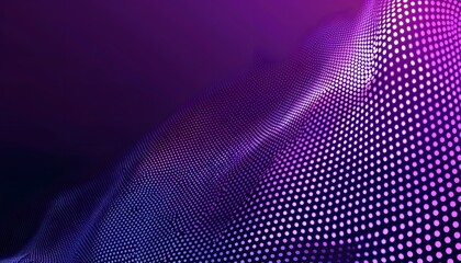 Obraz premium Halftone pattern. Horizontal vector illustration. Pink dots, blue halftone texture. Color halftone gradient. Pop Art blue pink comics Background. Bright neon Dots Background.