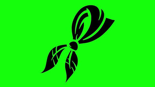 scout illustration video animation rope decoration pramuka silhouette tie logo knot icon set sailor hitch decorative loop adventure bow outline scouting fashion formal for green screen footage