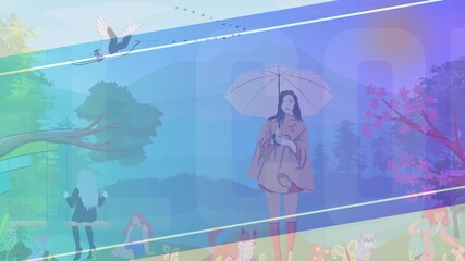 YouTube Channel Trailer Template: Dynamic Graphics and Engaging Slide. Features Thanks for watching. the interactive slides and SEO-optimised captions. Ideal for increasing viewer engagement and reach