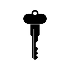 Key icon vector. Lock iluustartion sign. Closed symbol or logo.