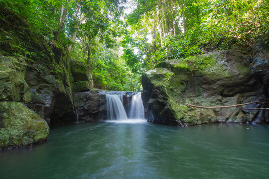 Kusing Waterfall in Central Kalimantan, Indonesia