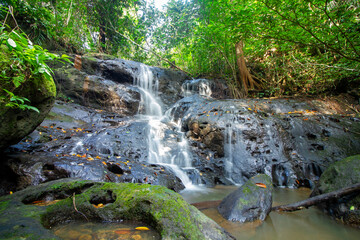 Ono Waterfall in East Barito, Borneo