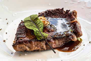 jedzenie, posiłek, obiad, grilla, dania, smażone, wołowina, stek, barbecue, piec, gril, przepyszny