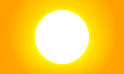 Golden sunlight Abstract sun burst with background vector design