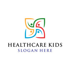 children's health care concept, simple, modern, clean