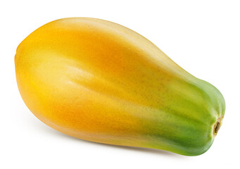 Papaya isolated on white background
