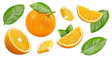 Orange isolated on white background