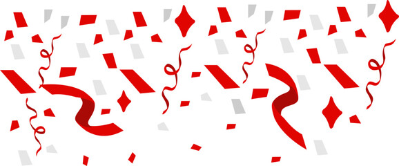 Indonesia Independence Day Confetti