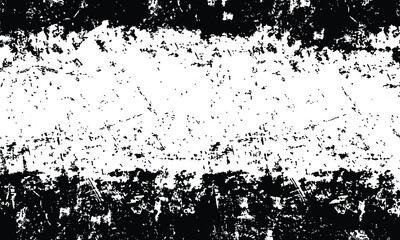 Grunge distressed overlay texture and background - wide banner format background with copy space for text. Grunge texture of chips, cracks,scratches.Soft white grunge.Distressed black grunge texture.