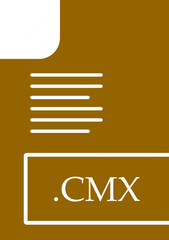 CMX File format icon fill insidse with symbol