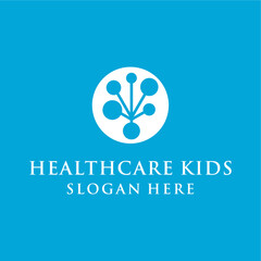 children's health care concept, simple, modern, clean
