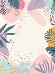 Minimalist invitation template