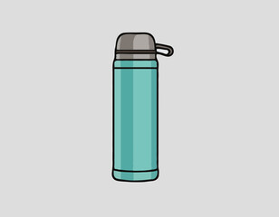 Thermal flask icon clipart avatar logotype isolated vector illustration
