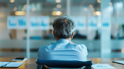Stressed Corporate Leader Facing Financial Decline Charts in Boardroom Meeting - Business Debt and Executive Pressure Concept