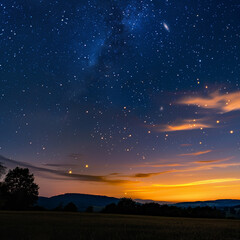 Naklejka premium nature in the sky 