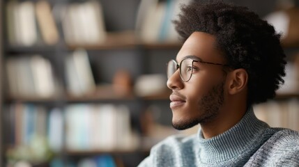 Focused Young Professional Reviewing Student Debt Payoff Plan for Financial Freedom