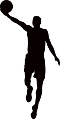 Basketball Player Silhouette