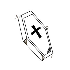 Halloween party isolated in white 