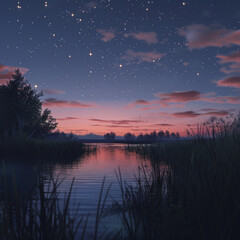 Naklejka premium nature in the sky 