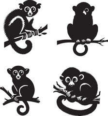 loris icon, loris vector, loris silhouette,