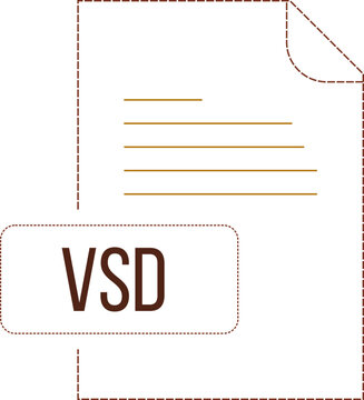 VSD icon black dashed outline v1