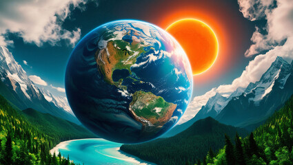 Earth is waiting for spring in its orbit around the Sun