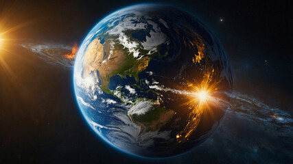 Earth is waiting for spring in its orbit around the Sun