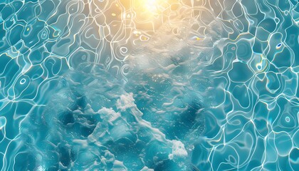 blue water background