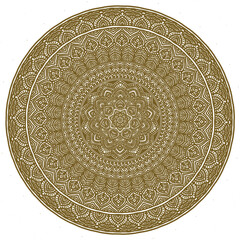Signs and symbols. Circle pattern lotus or flower mandala art design. beauty, fashion, geometry, colorful, vintage, tradition, classic, dco, cycle.