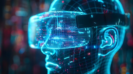 Futuristic Virtual Reality Experience with a Digital Avatar