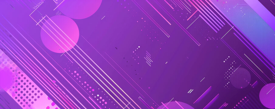 A bright purple background adorned with subtle geometric patterns, adding a modern touch while maintaining the vibrancy of the color.