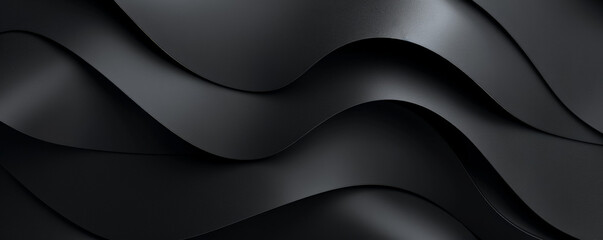 A clean black background with a smooth surface, ideal for a modern and minimalistic design.