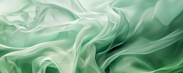 Obraz premium A calming dual-color background with a smooth blend of soft green and deep emerald, perfect for a soothing and inviting atmosphere.