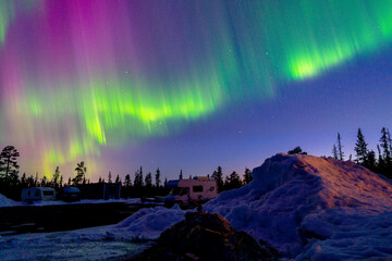 Northern Light at kiruna sweden