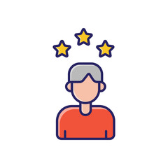 Confidence Boost vector icon