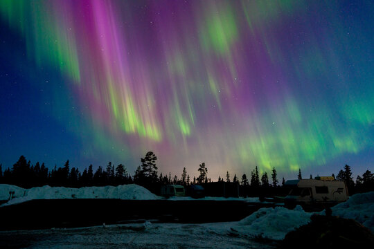 Northern Light at kiruna sweden