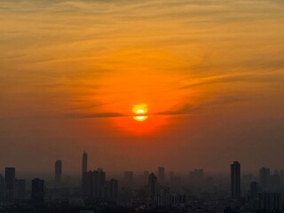 Sunset in Bangkok