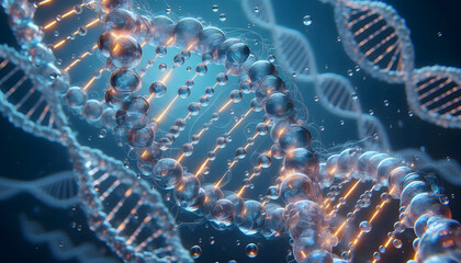 3d render of dna