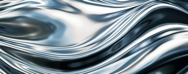 A zinc background with smooth, flowing lines and a reflective surface, offering a sleek and futuristic visual effect.