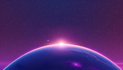 Fototapeta premium purple planet