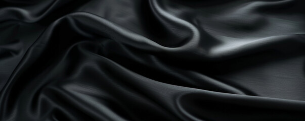 Fototapeta premium A clean black background with a slight sheen, perfect for creating a polished and professional look.