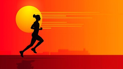 Enhancing Mental Fitness - Flat Design Illustration of Keeping the Brain Active and Healthy