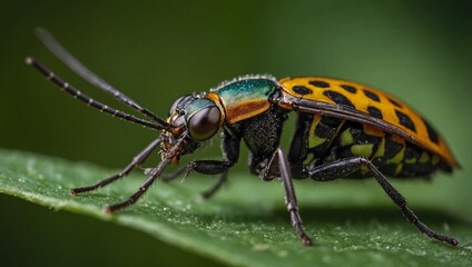 Fototapeta premium green shield bug