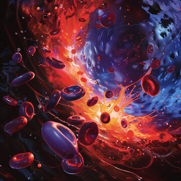Graphic representation of ketones in the bloodst